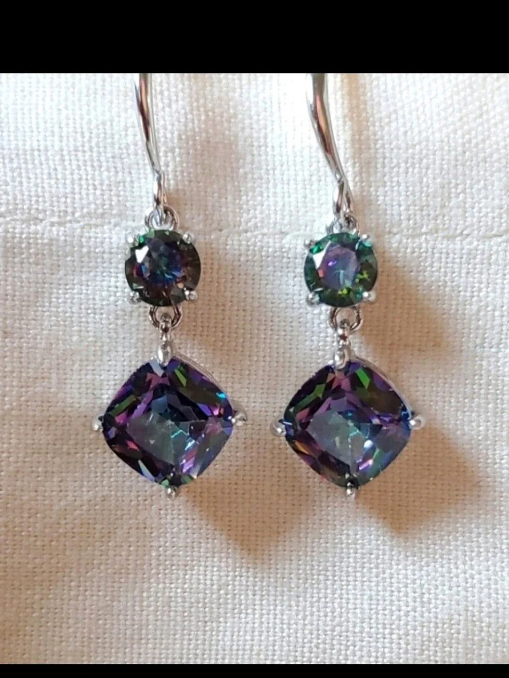 Mysyic Topaz Dangling Earrings
